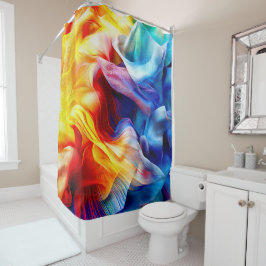 Cortina Para Box Padrão colorido brilhante