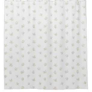 Cortina Para Box Padrão de Arte de Linha Botânica Minimalista (7)