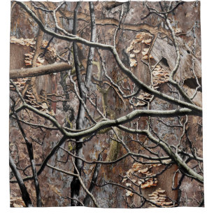 Cortina Para Box Padrão de Camuflagem de Caça 8