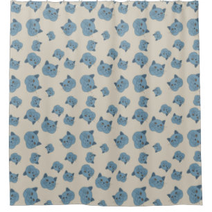 Cortina Para Box Padrão de Cat Shorthair Britânico