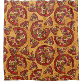 Cortina Para Box Padrão de Comida de lixo