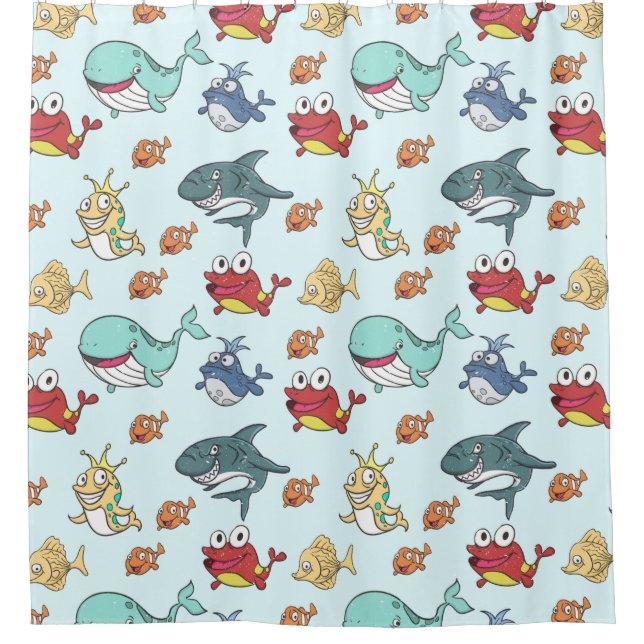 Cortina Para Box Padrão de Crianças Adoráveis (Frente)