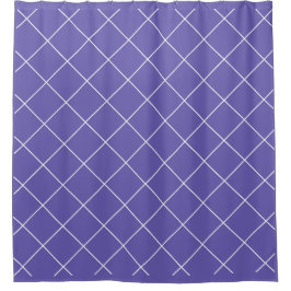 Cortina Para Box Padrão de diamante roxo