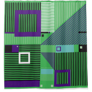 Cortina Para Box Padrão de estilo de moda do memphis de última gera