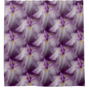 Cortina Para Box Padrão De Flor Íris Puro Japonês
