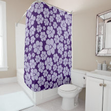 Padrão de Flor - Roxo