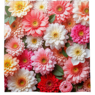Cortina Para Box Padrão de Flores