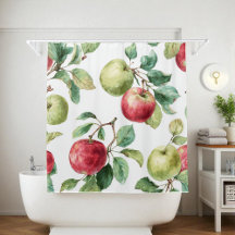 Padrão de Fruta de Maçã Verde Vermelha Russo de Aq