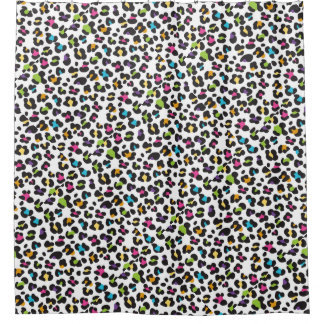 Cortina Para Box Padrão de impressão do Trendy Rainbow Leopard