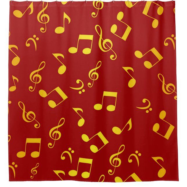 Cortina Para Box Padrão de música (Frente)