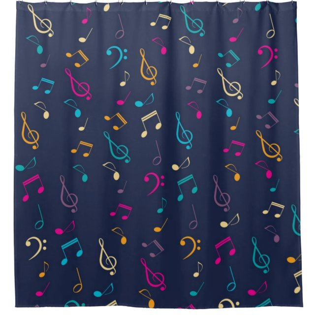 Cortina Para Box Padrão de música (Frente)