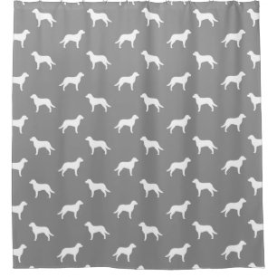 Cortina Para Box Padrão de Silhuetas de Chesapeake Bay Retriever