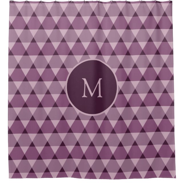 Cortina Para Box Padrão de triângulos (Frente)