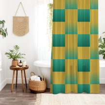 Padrão elegante em verde e ouro