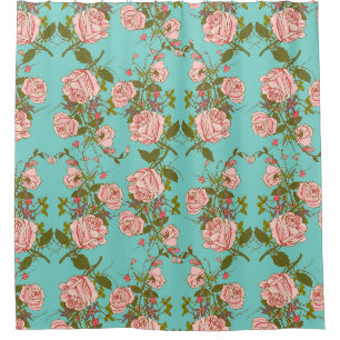 Cortina Para Box Padrão Floral