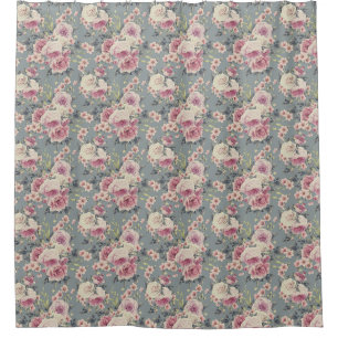 Cortina Para Box Padrão Floral