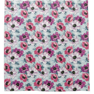 Cortina Para Box Padrão Floral
