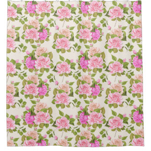 Cortina Para Box Padrão Floral