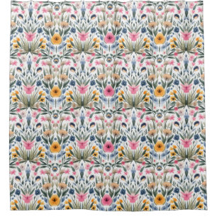 Cortina Para Box Padrão floral