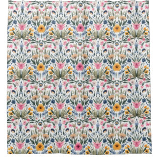 Cortina Para Box Padrão floral