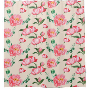 Cortina Para Box Padrão Floral