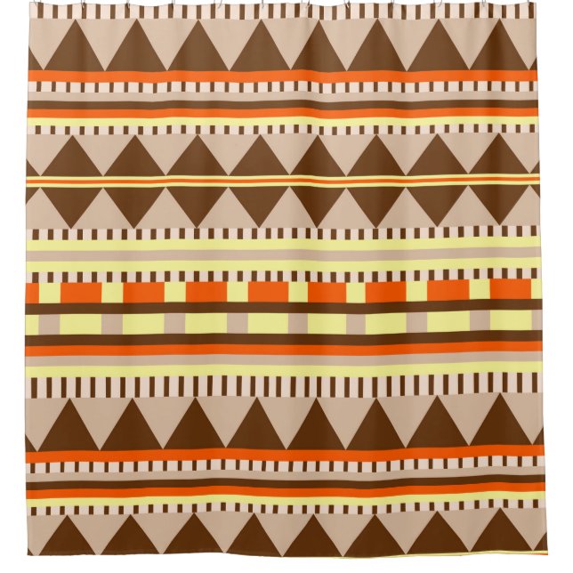 Cortina Para Box Padrão geométrico (Frente)