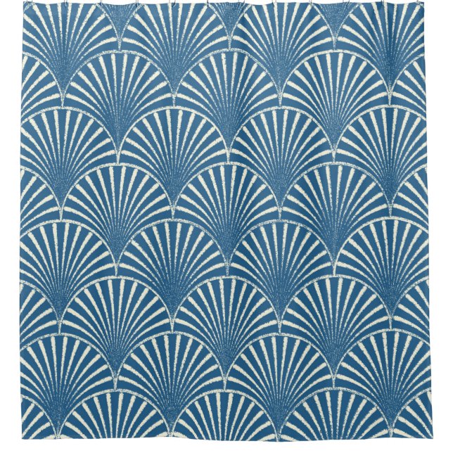 Cortina Para Box Padrão geométrico mínimo uniforme (Frente)