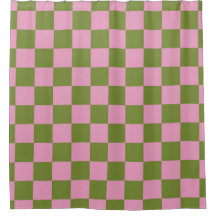 Padrão Gingham Verdejado Rosa