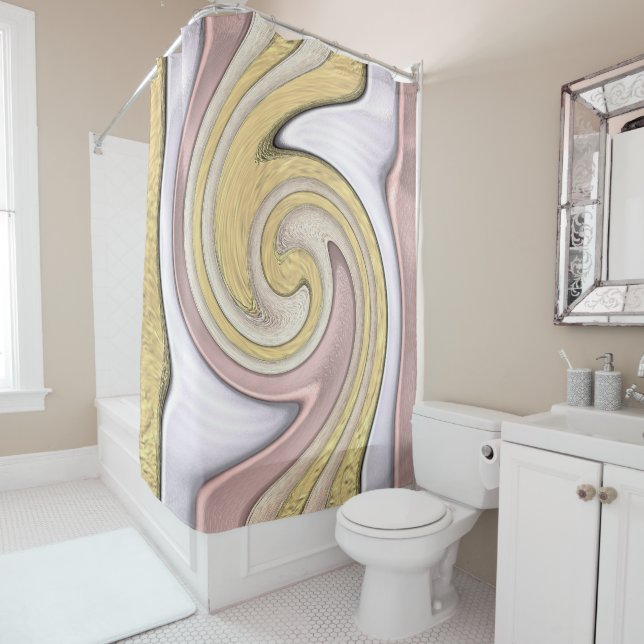 Cortina Para Box Padrão metálico com brilho (In Situ)