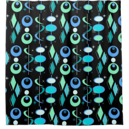 Cortina Para Box Padrão moderno do meio século