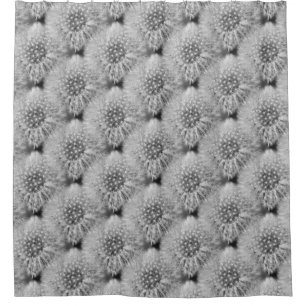 Cortina Para Box Padrão Natural das Flores Brancas Fluffy