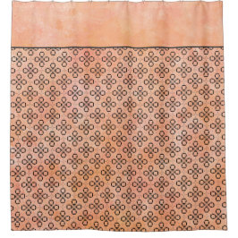 Cortina Para Box Padrão retrorativo rosa, laranja e preto