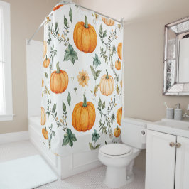 Cortina Para Box Padrão Rustic Pumpkin