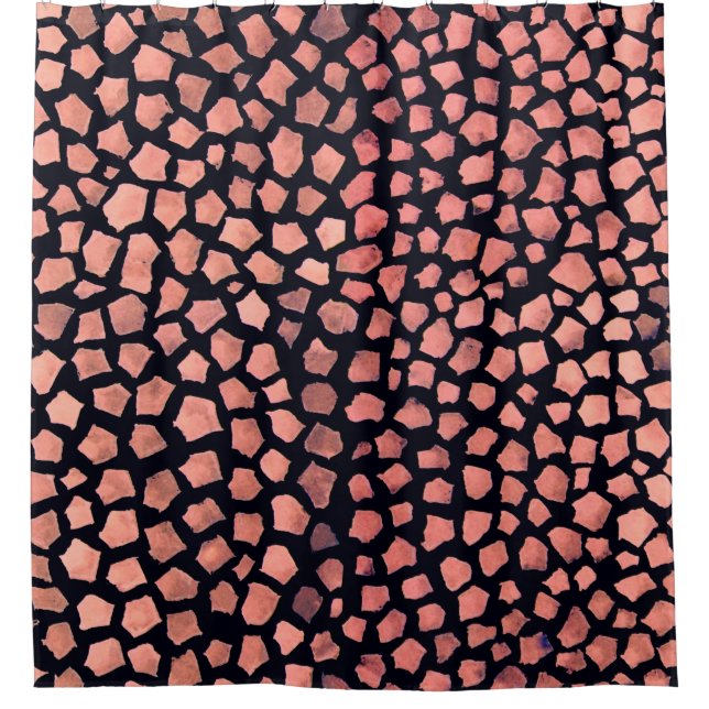 Cortina Para Box Padrão sem costura da pele da África (Frente)