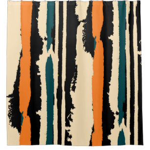 Cortina Para Box padrão uniforme de aquarela abstrato com grunge s