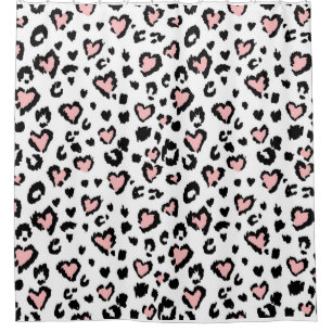 Cortina Para Box Padrão uniforme de leopardo ou jaguar, texturizado