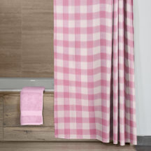 Padrão Xadrez Rosa Bebê