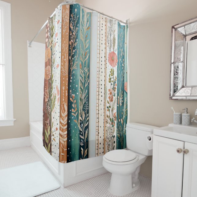 Cortina Para Box padrões mistos chiques (In Situ)