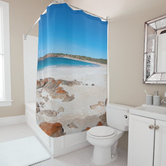 Cortina Para Box Paisagem de Praia Bela do Paraíso Austrália (In Situ)