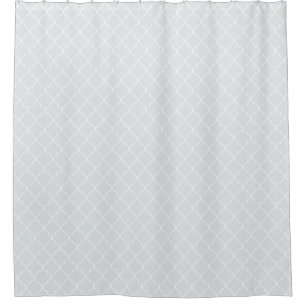 Cortina Para Box Pale Blue Quatrefoil Patterno de Marrocos