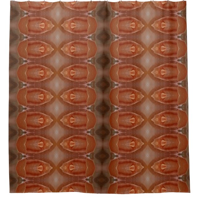 Cortina Para Box Pale Peach Ikat 5 (Frente)