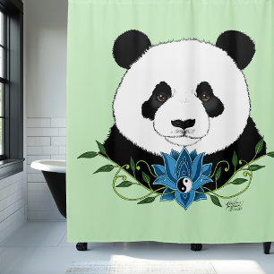 Cortina Para Box Panda Azul
