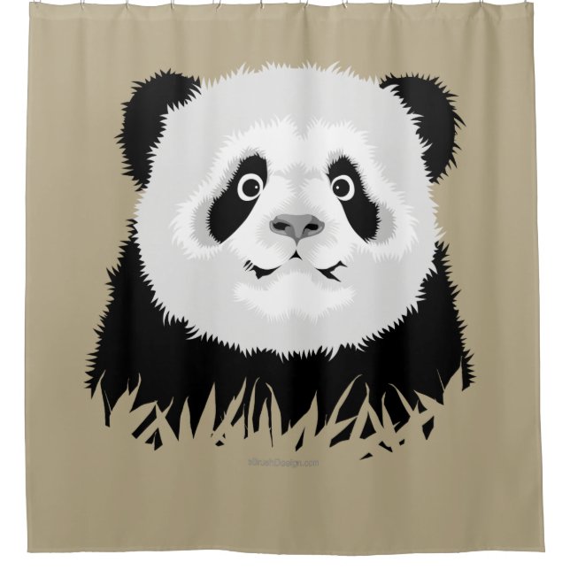 Cortina Para Box Panda Bear Shower Curtain (Frente)