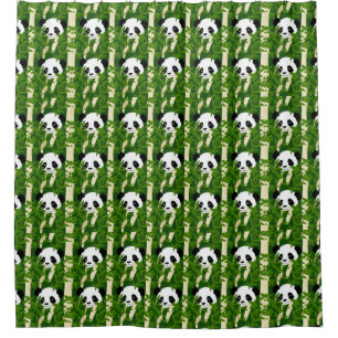 Cortina Para Box panda de bambu