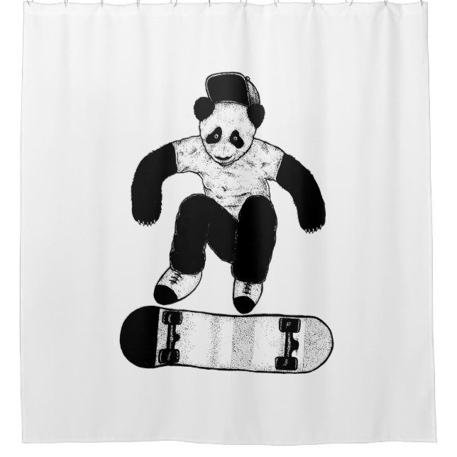 Cortina Para Box Panda de Skate (Frente)