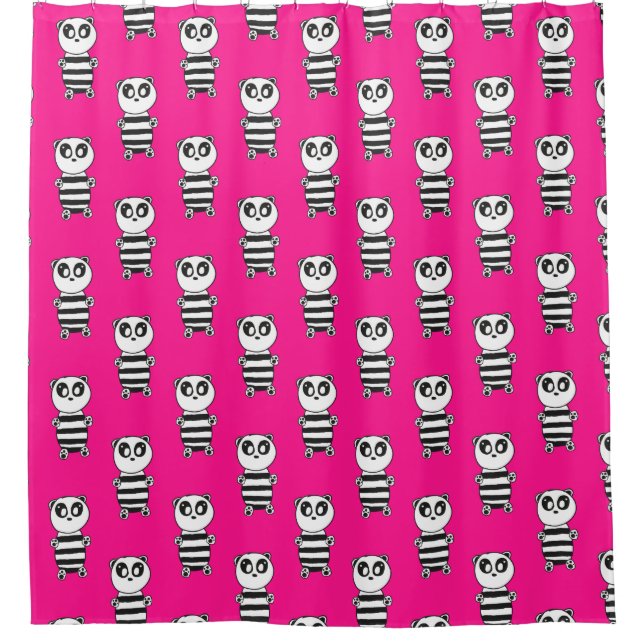 Cortina Para Box Panda Kids  (Frente)