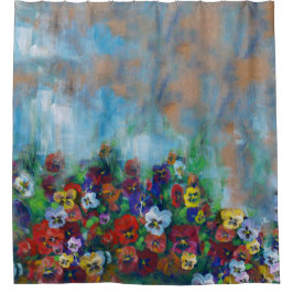 Cortina Para Box Pansies de Tarde Dourada por Jason Street