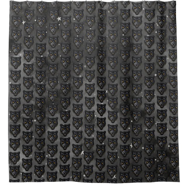 Cortina Para Box Pantera Negra (Frente)