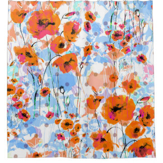 Cortina Para Box Papagaios escovados: Textura Floral de Abstrato