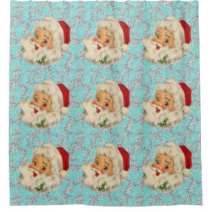 Cortina Para Box Papai noel com Peppermints